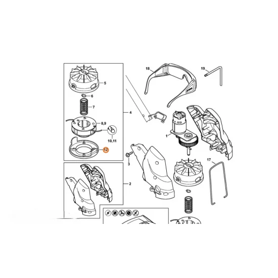 STIHL  Pokrywka 4008 713 7000
